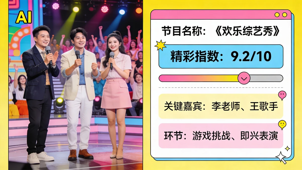 综艺画面分析示例1