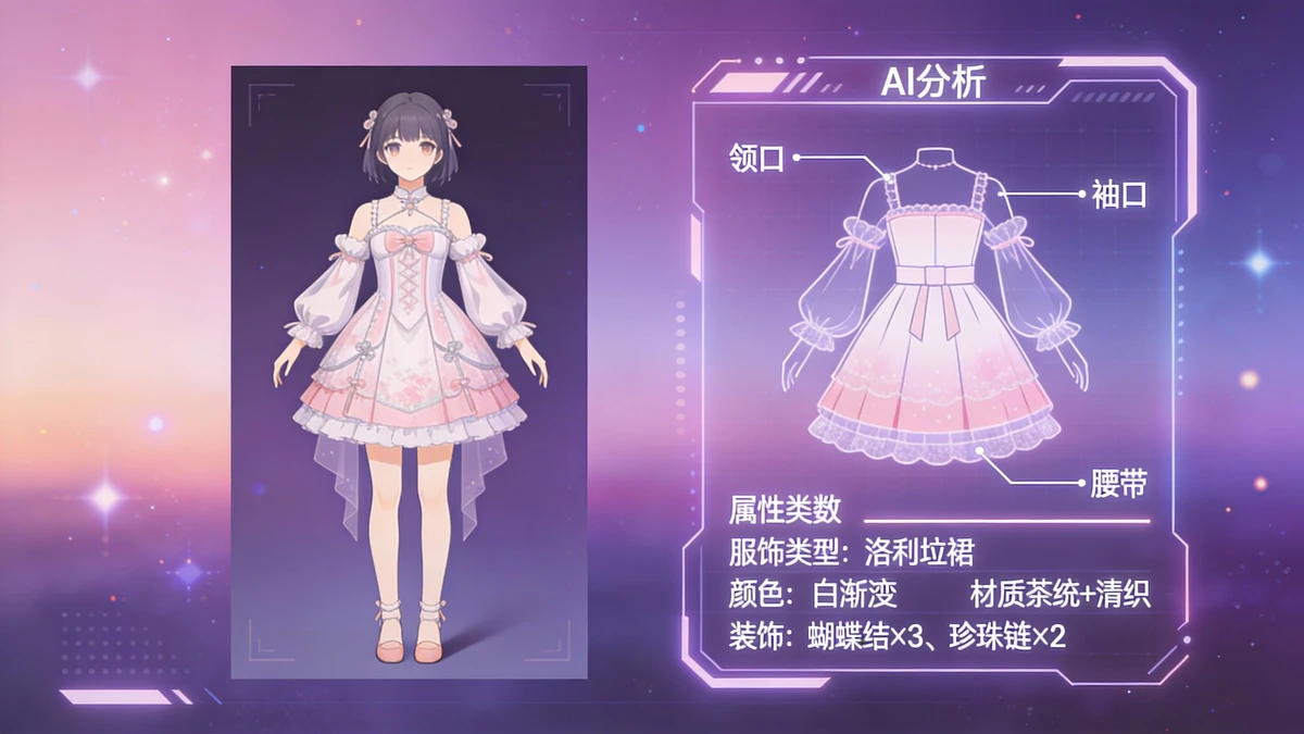 角色服装识别示例1