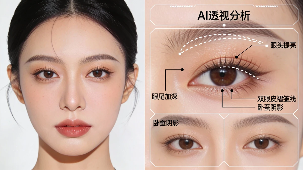 妆容风格识别示例1