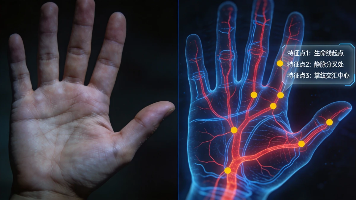 掌纹静脉识别示例1