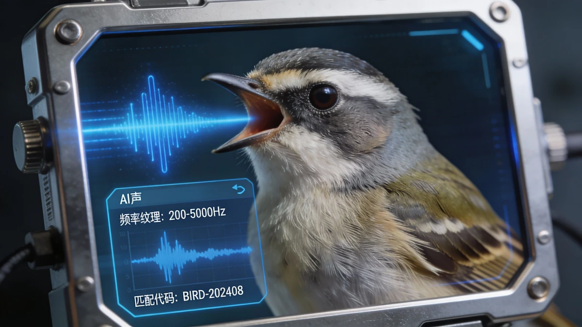 鸣禽叫声识别示例1