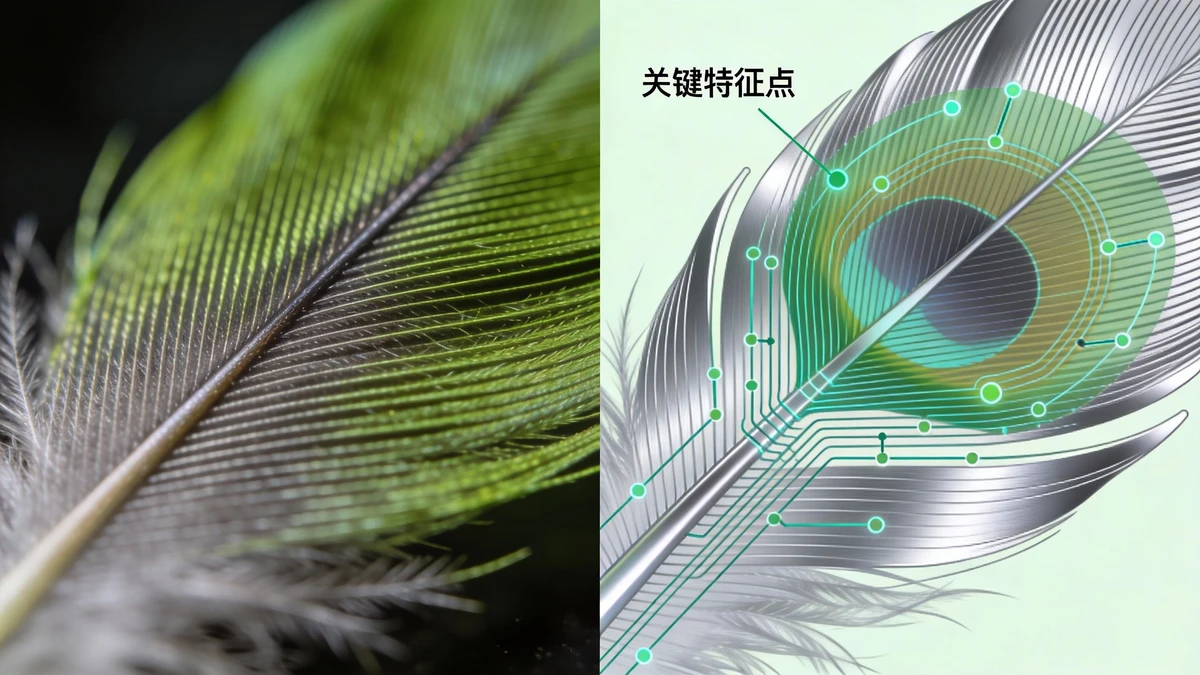 羽毛纹理分析示例1