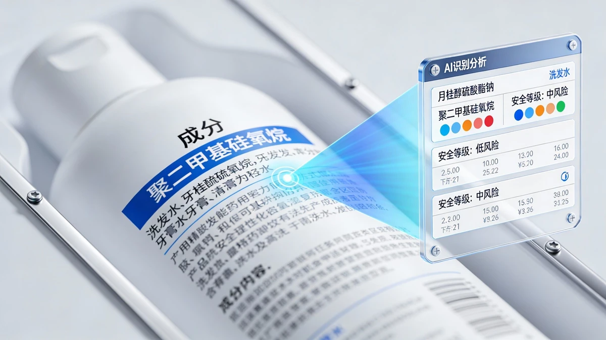 成分表扫描识别示例1