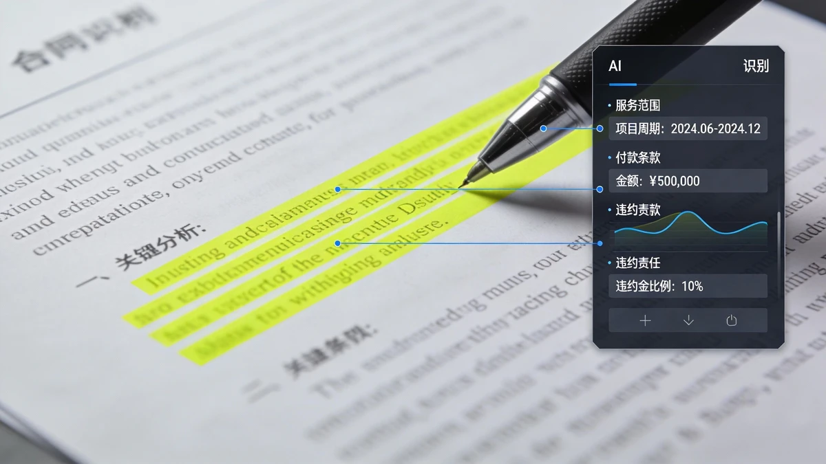 合同文档识别示例1