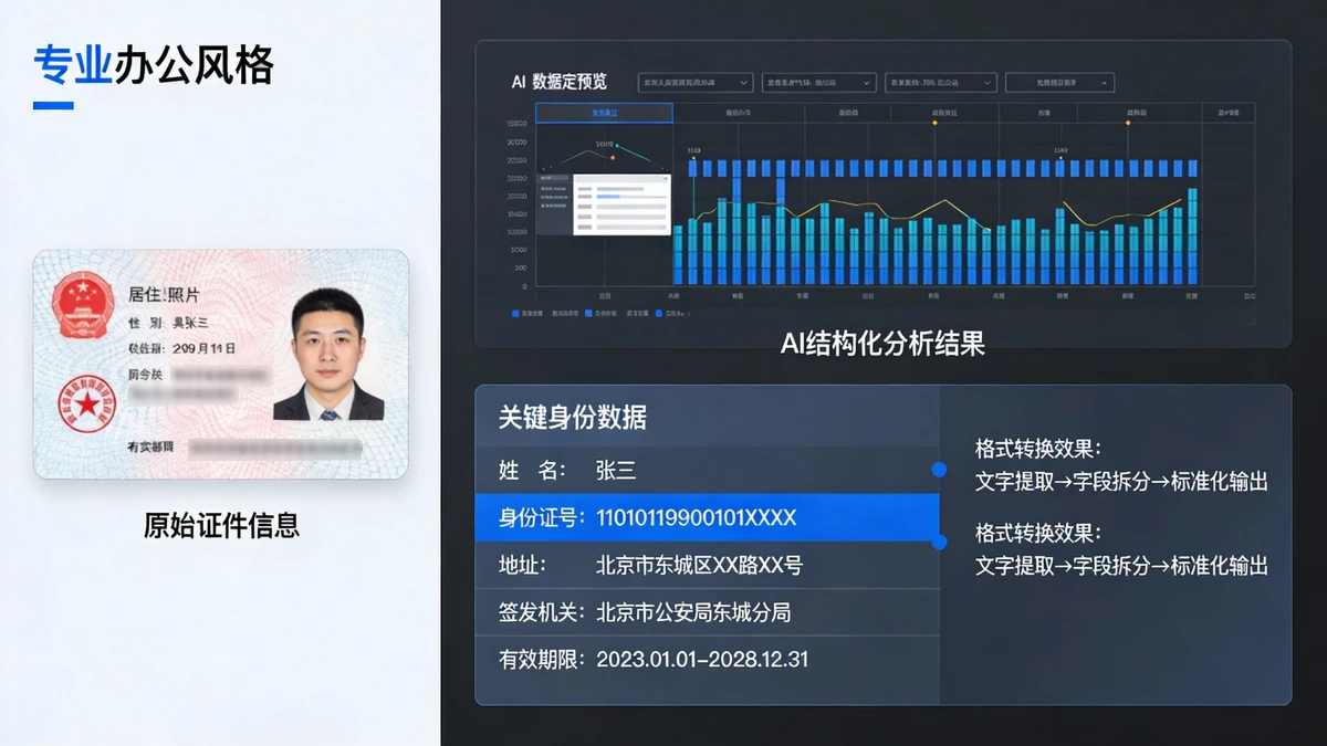 居住证信息提取示例