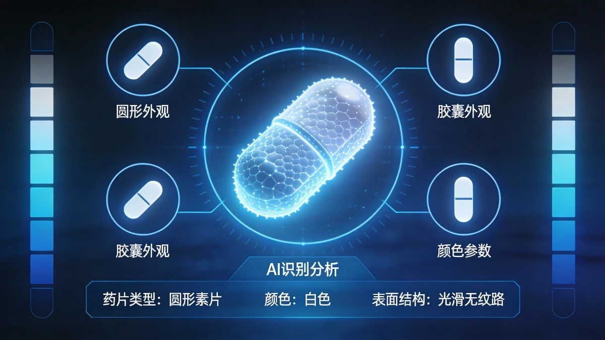 药片形态识别示例1