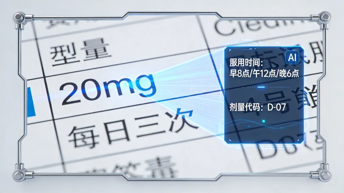 用法用量识别示例1