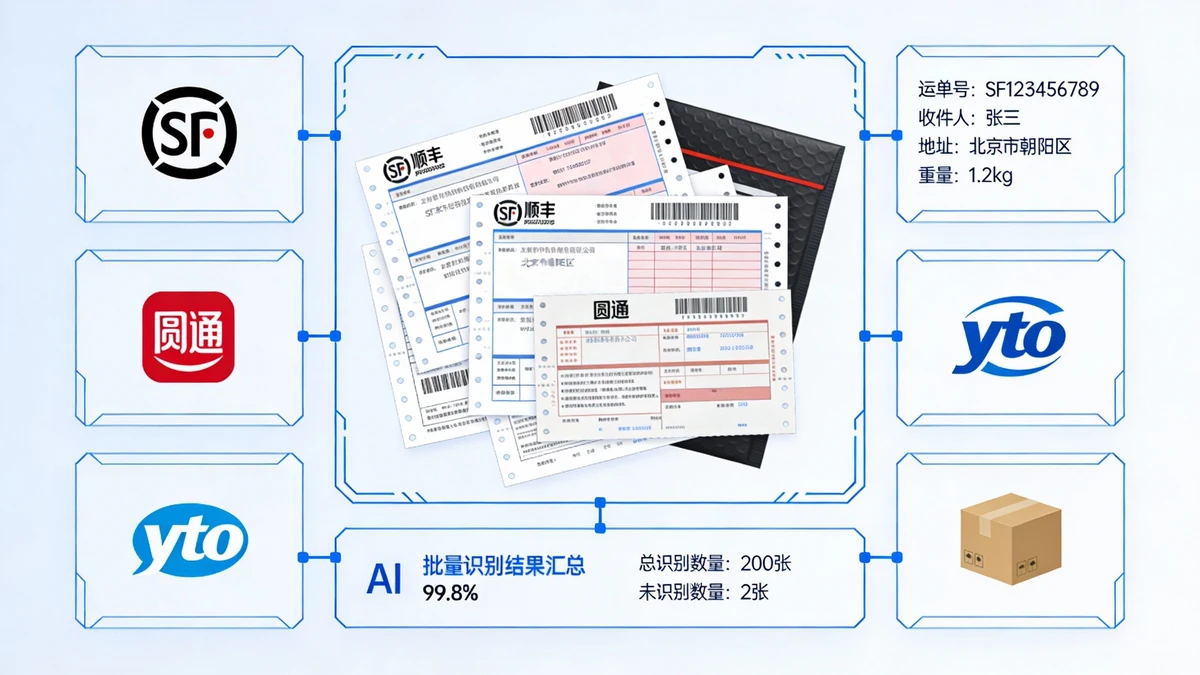批量面单处理示例1
