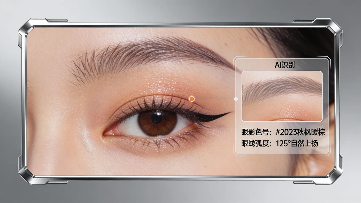 眼部妆容识别示例1