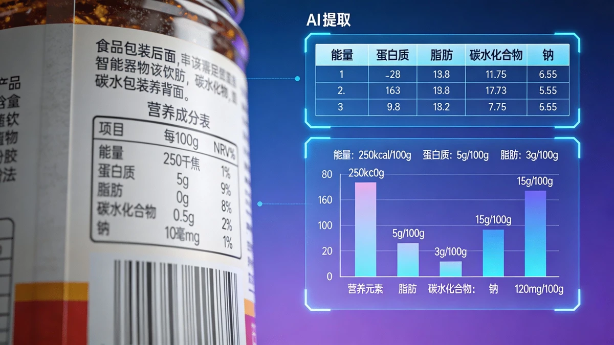 营养成分识别示例1