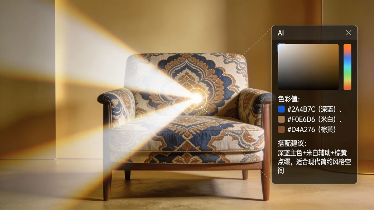 软装图案扫描识别示例1