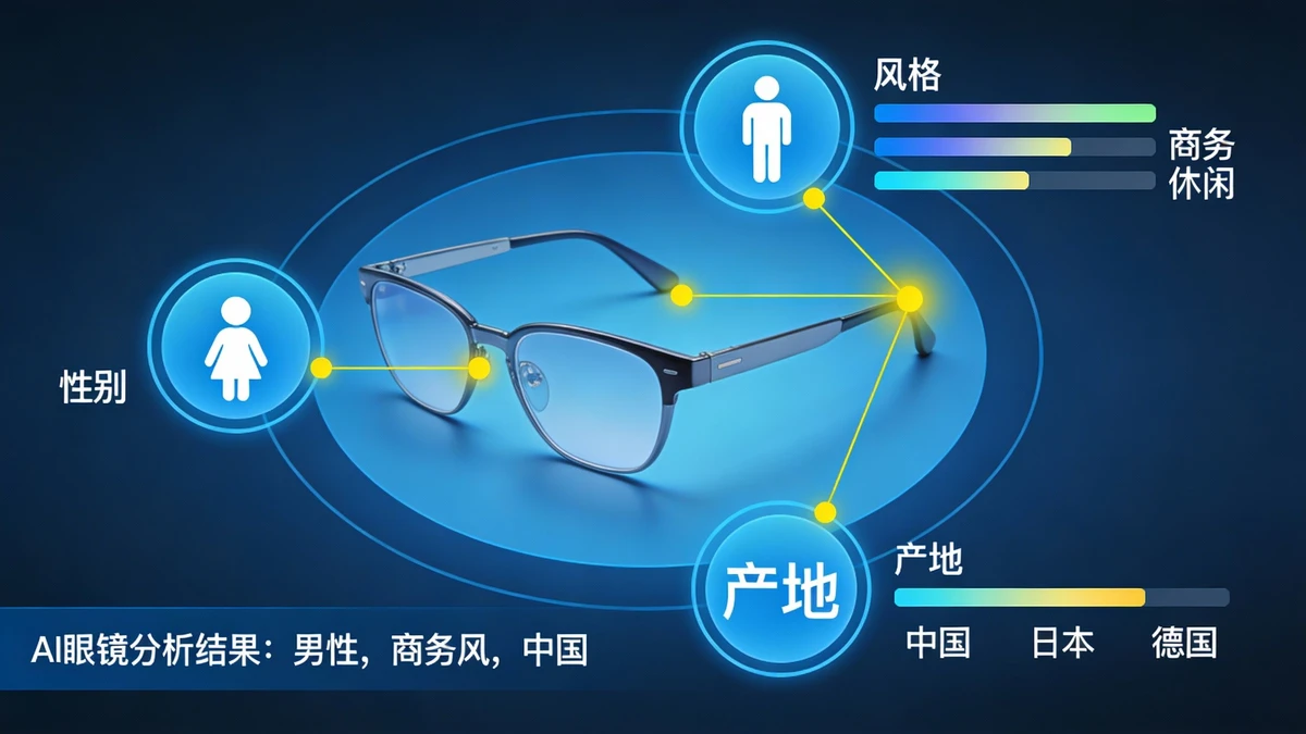 眼镜属性识别示例1