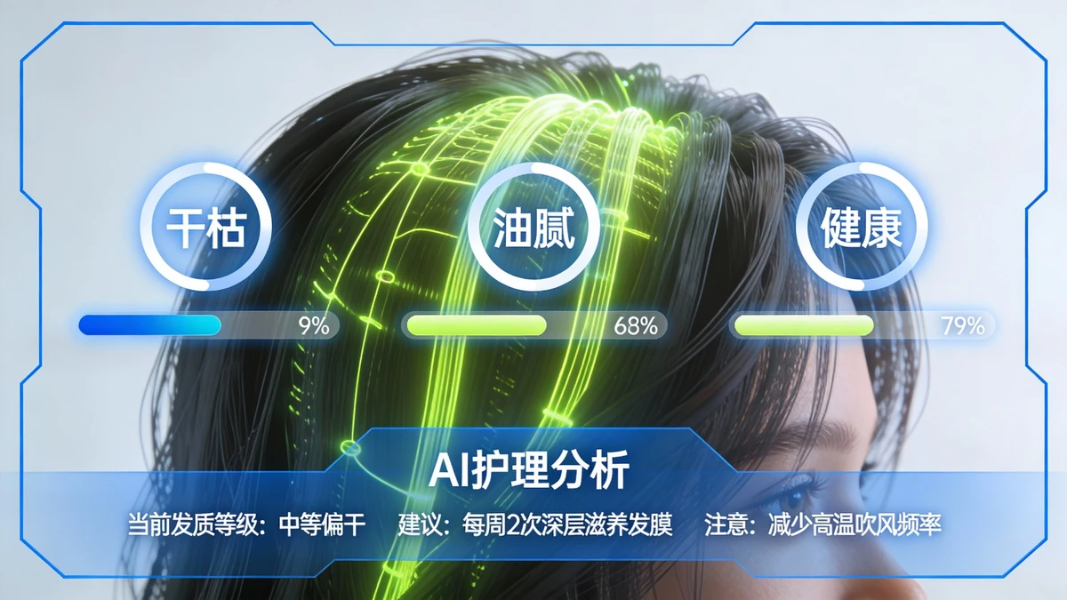 发质状态识别示例1