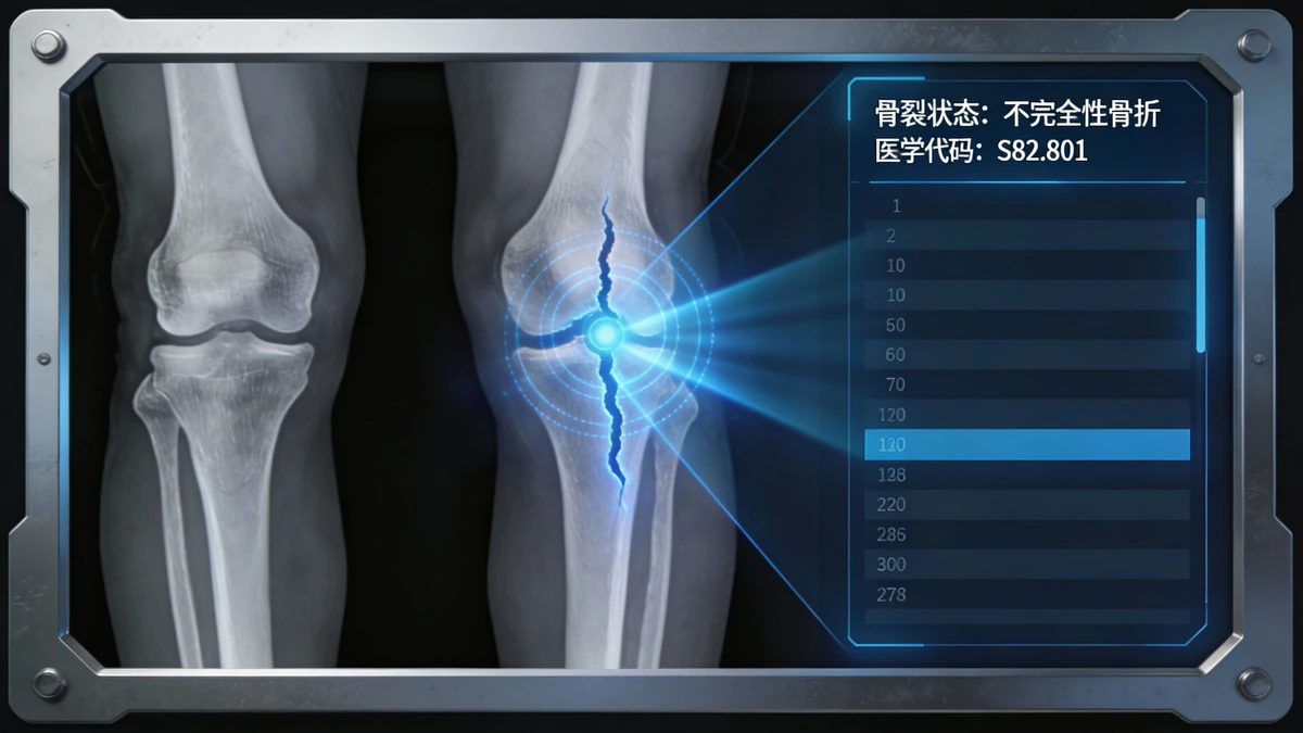 骨折病灶识别示例1