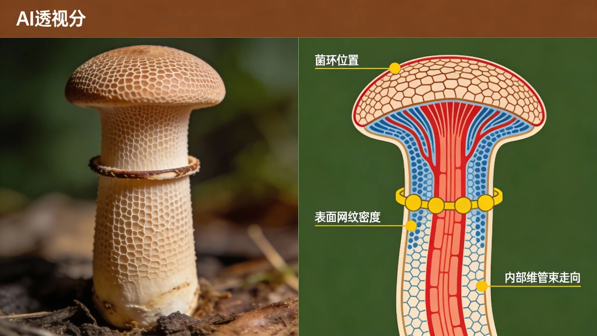 菌柄特征识别示例1