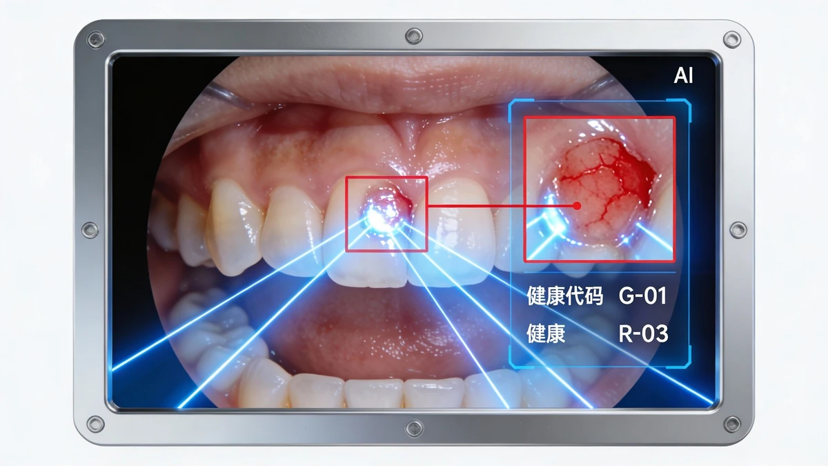 牙龈炎状况识别示例1