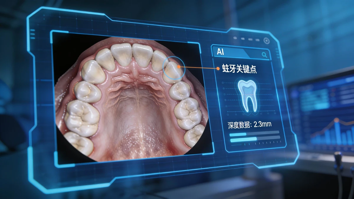 龋齿病灶识别示例1