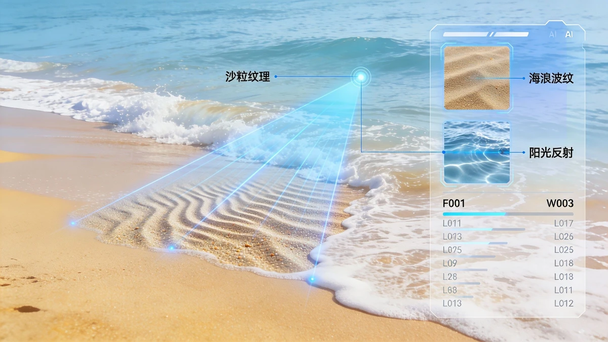 海滩风光检测示例1