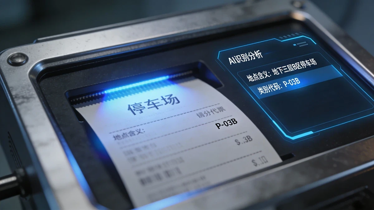 停车场名识别示例1