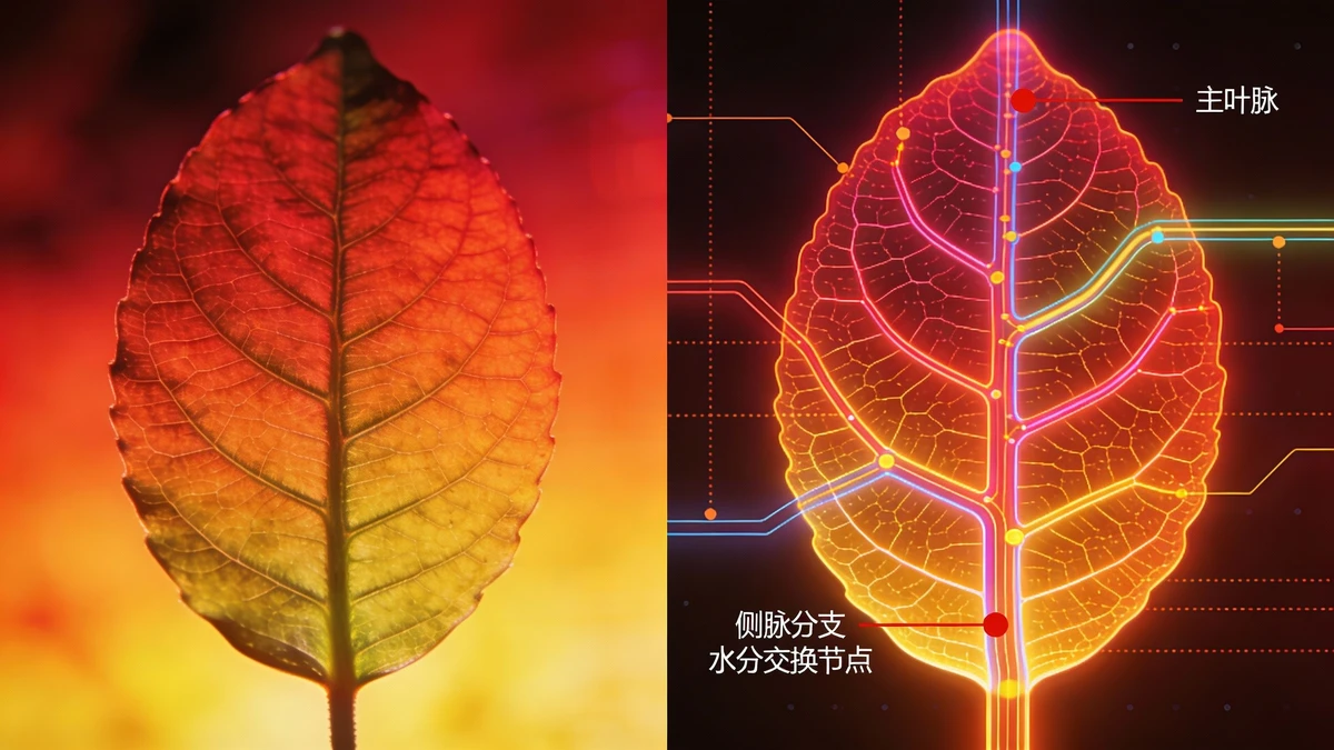 叶脉纹理分析示例1