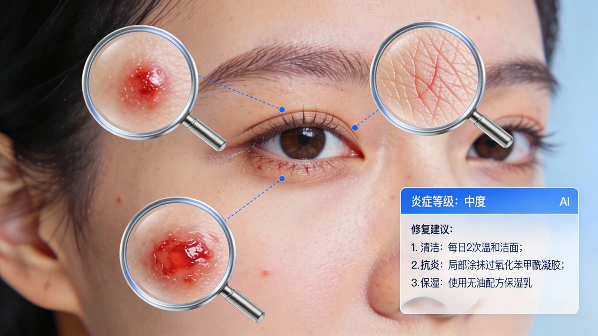 痘痘粉刺检测示例1