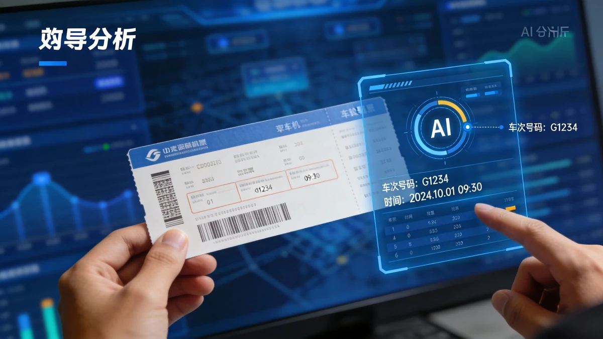 车次信息识别示例1