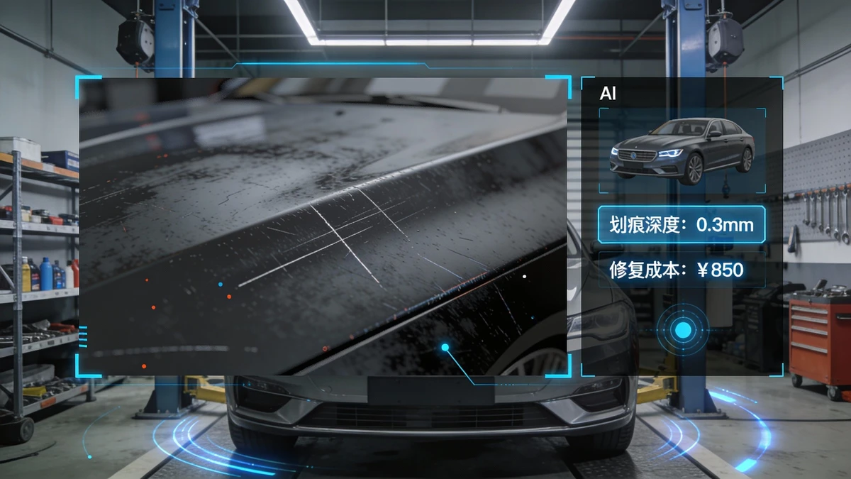 漆面划痕识别示例1