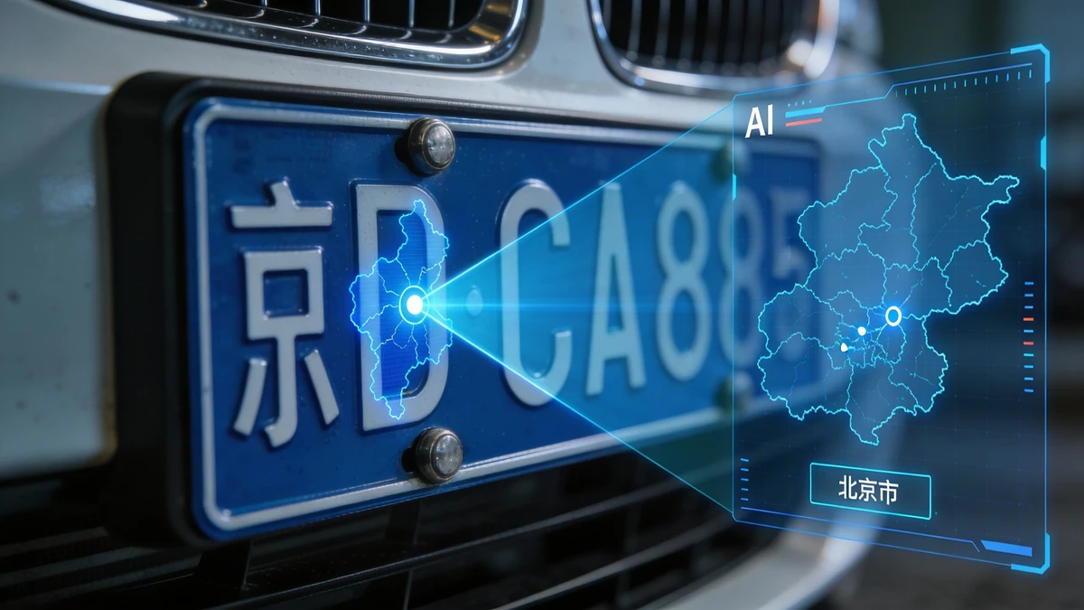 车辆归属地示例1