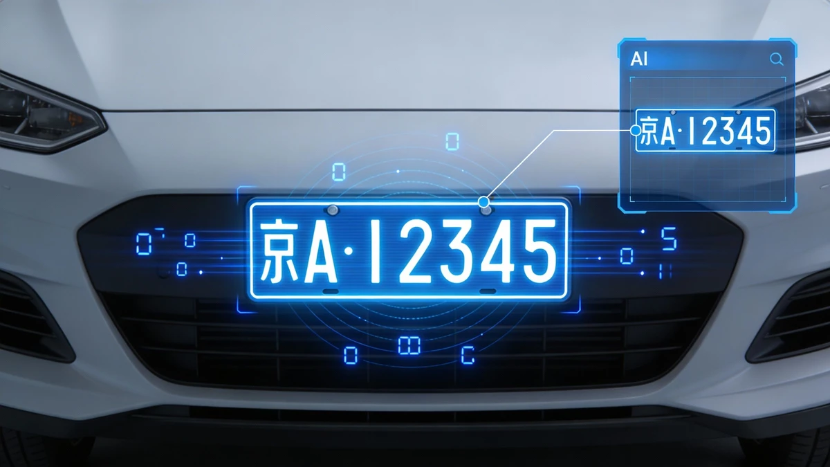 车牌号码识别示例1