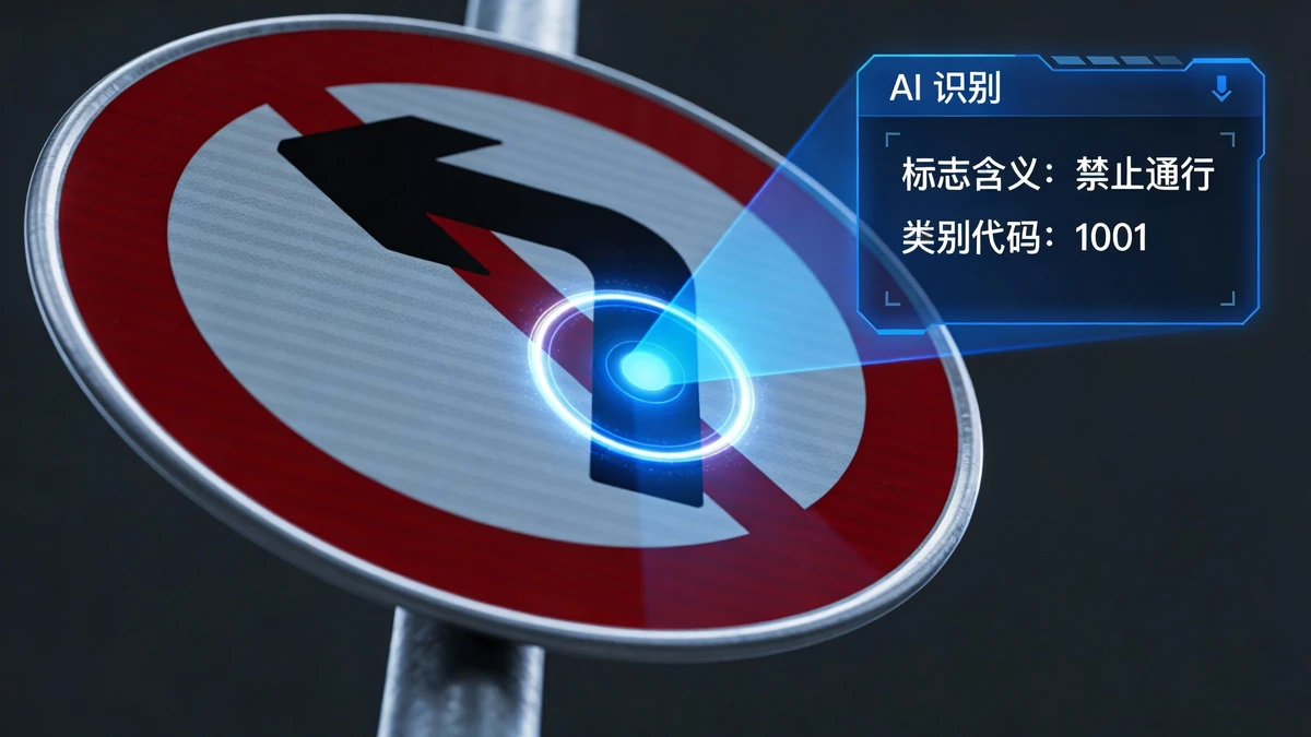 交通标志识别示例1