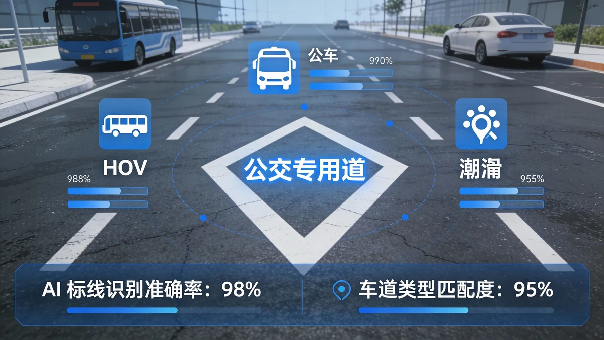 专用车道识别示例1