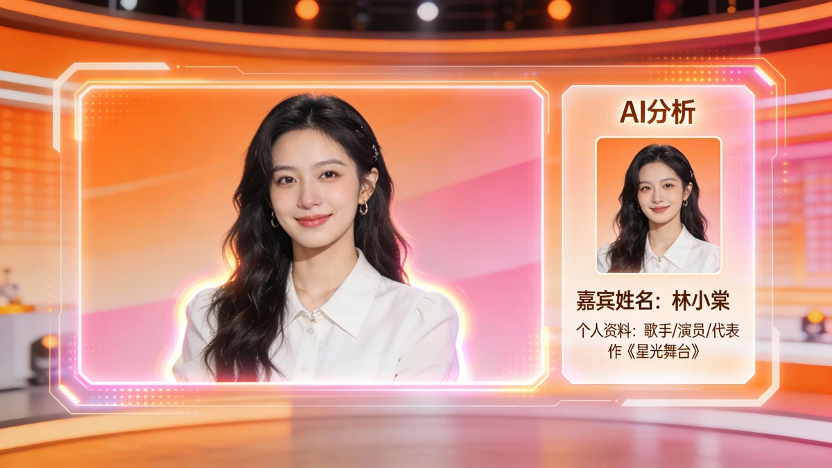 综艺嘉宾识别示例1