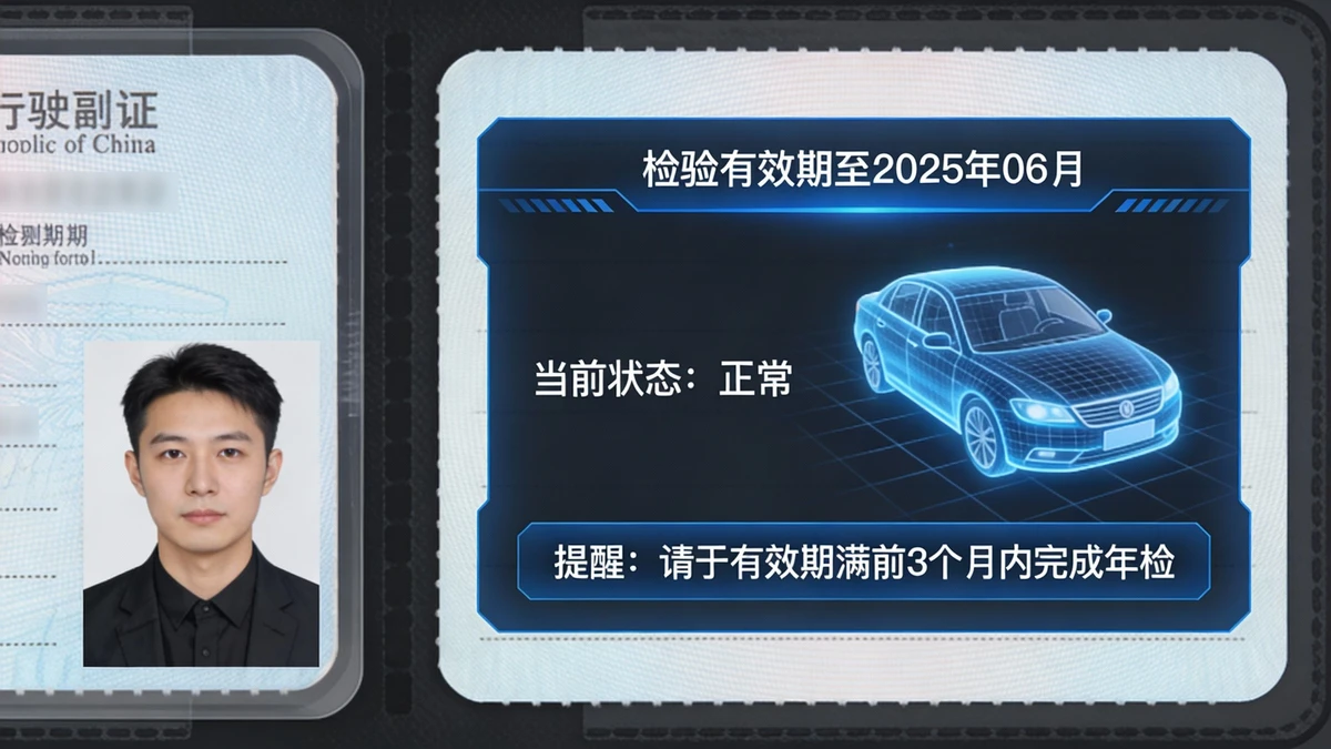 年检信息识别示例