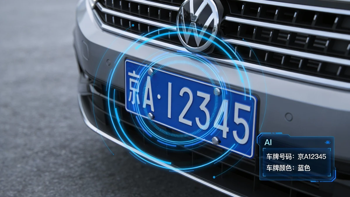 车牌号码提取示例